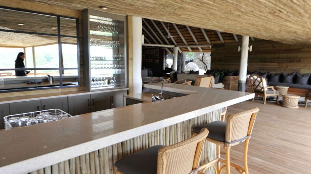 Le bar du Londolozi Founders Camp