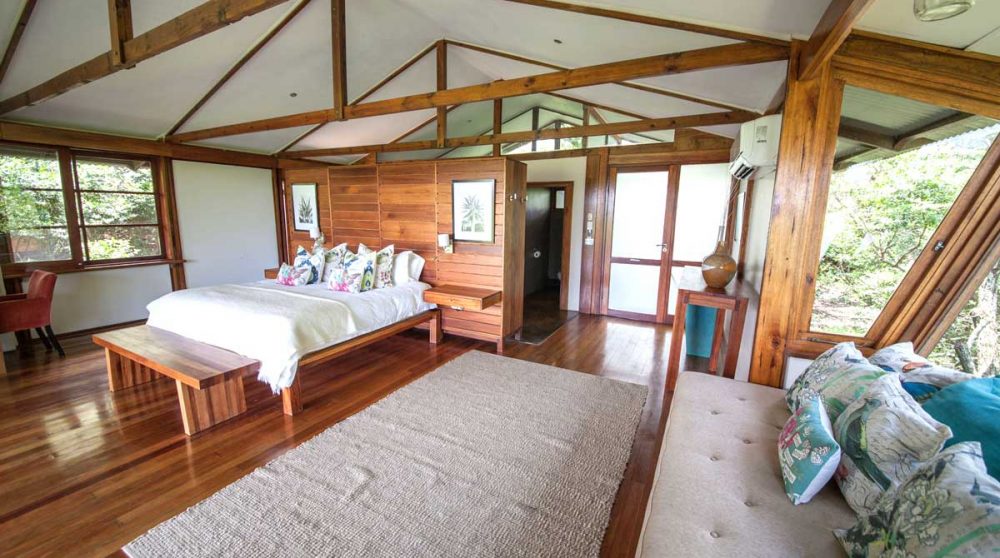 La chambre Honeymoon du Makakatana Bay Lodge