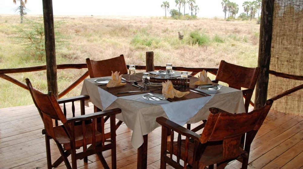 Le restaurant du Maramboi Tented Camp