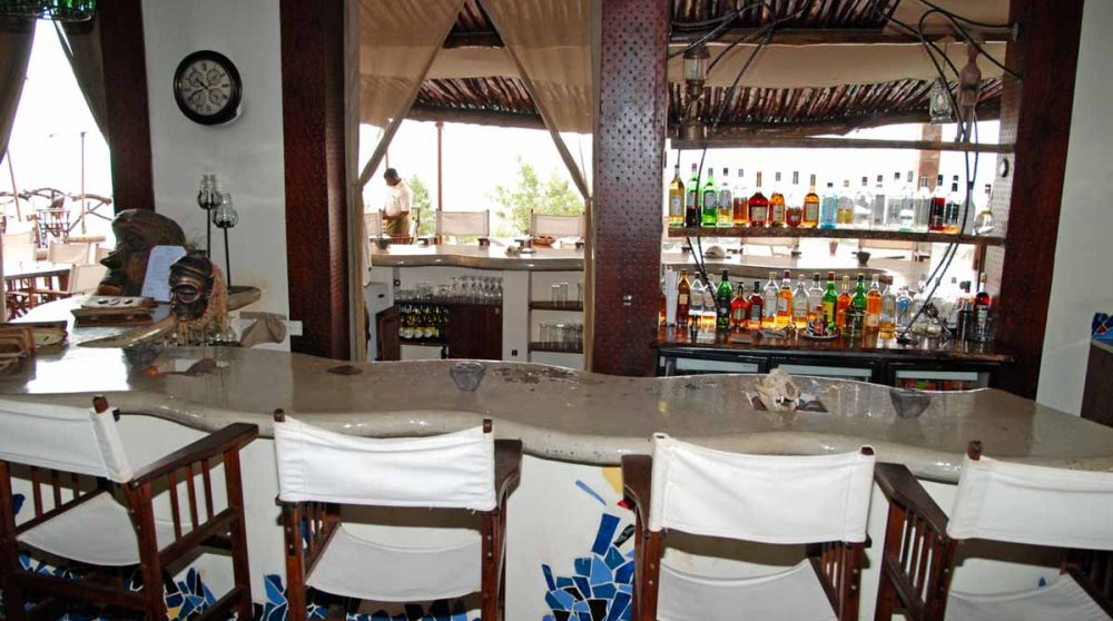 Le bar du lodge Mbalageti