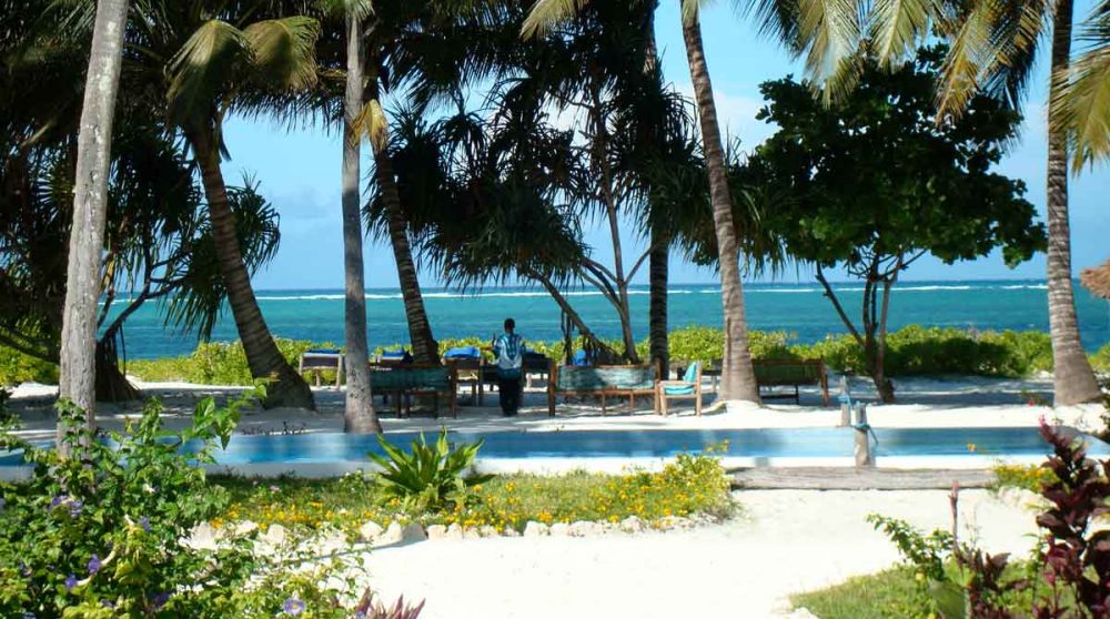 La plage au Mchanga Beach Lodge