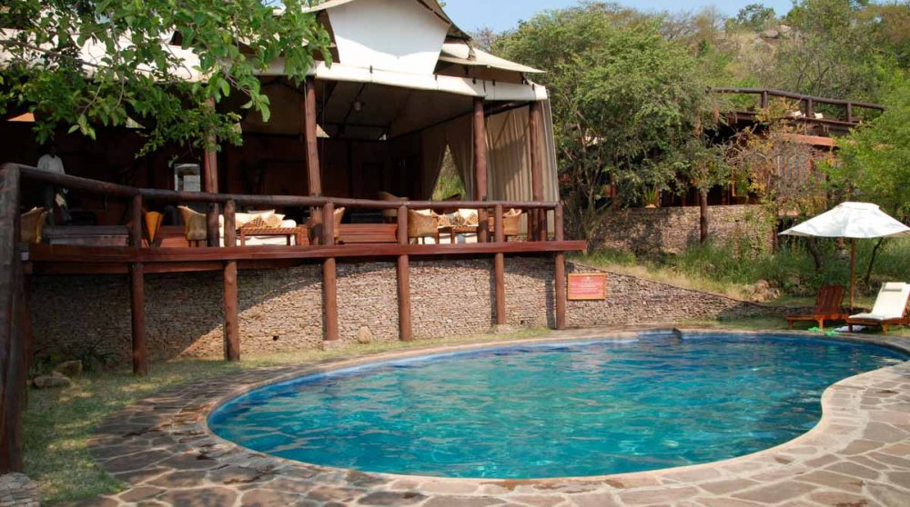 La piscine du Migration Camp