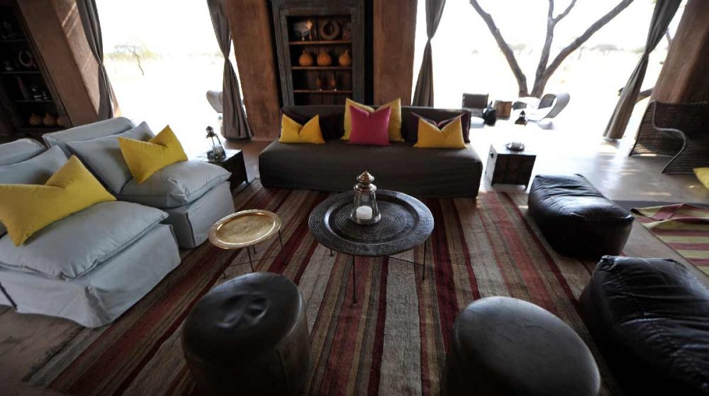 Salon à l'Onguma Fort Lodge