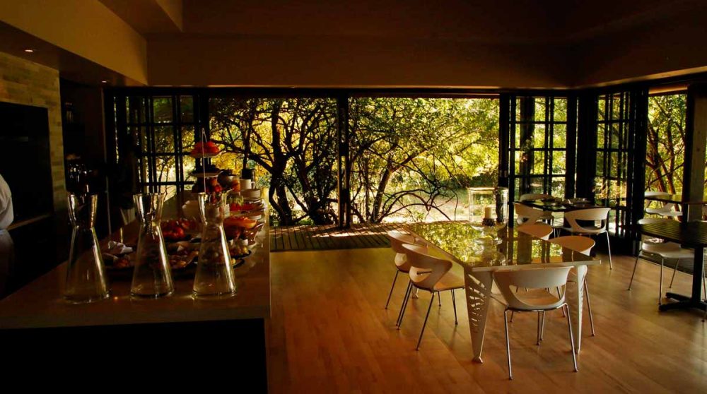Le restaurant du Phinda Forest Lodge