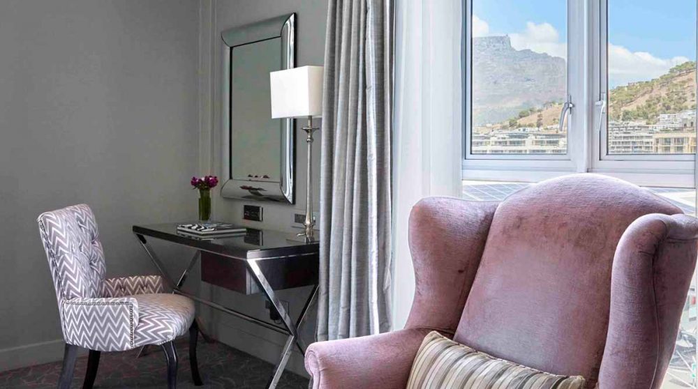 Détail de la chambre à Cape Town