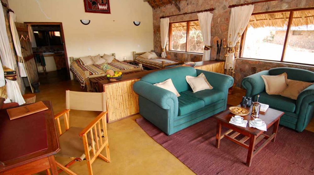 Une chambre au Ruaha River Lodge