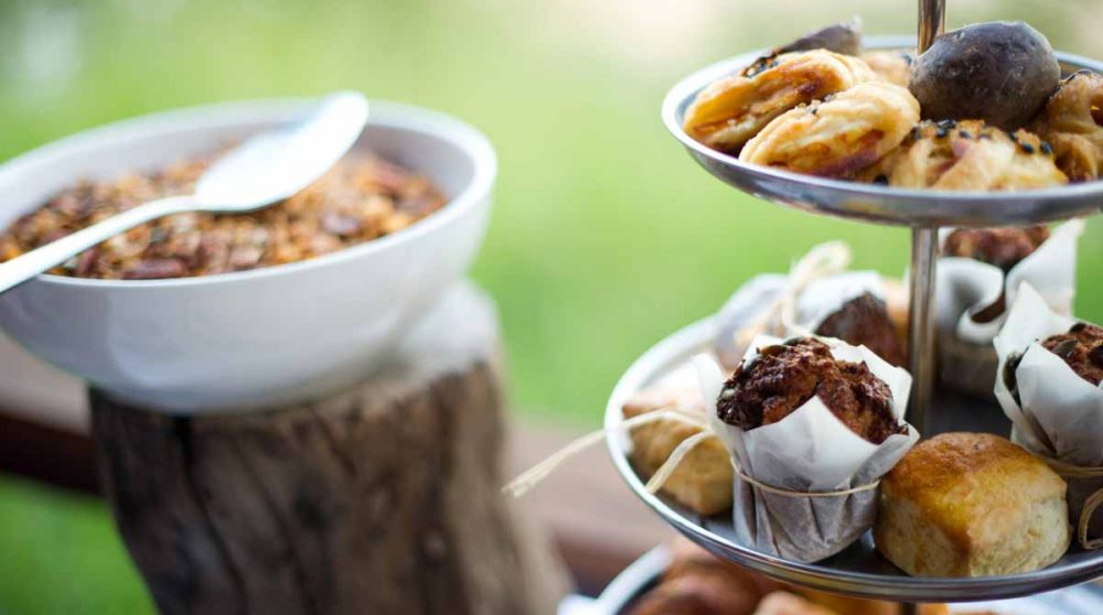 L'heure du thé, avant le départ en safari