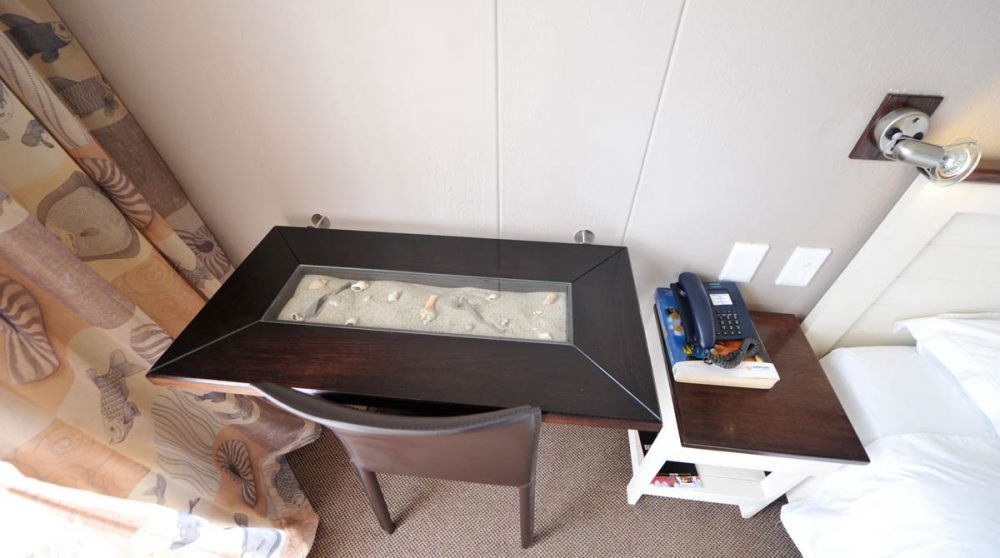 Coin bureau dans une chambre au Beach Hotel