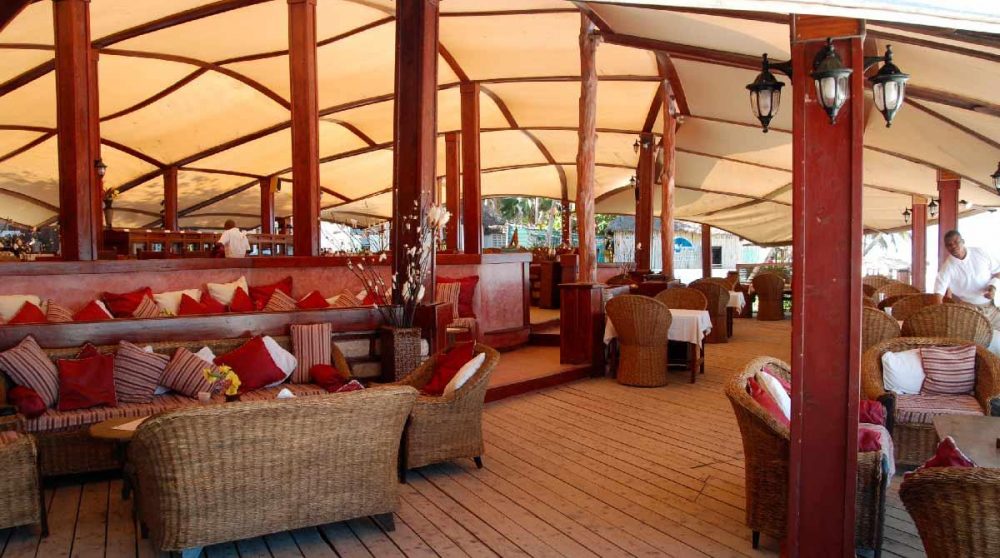 La terrasse au Sands at Nomad