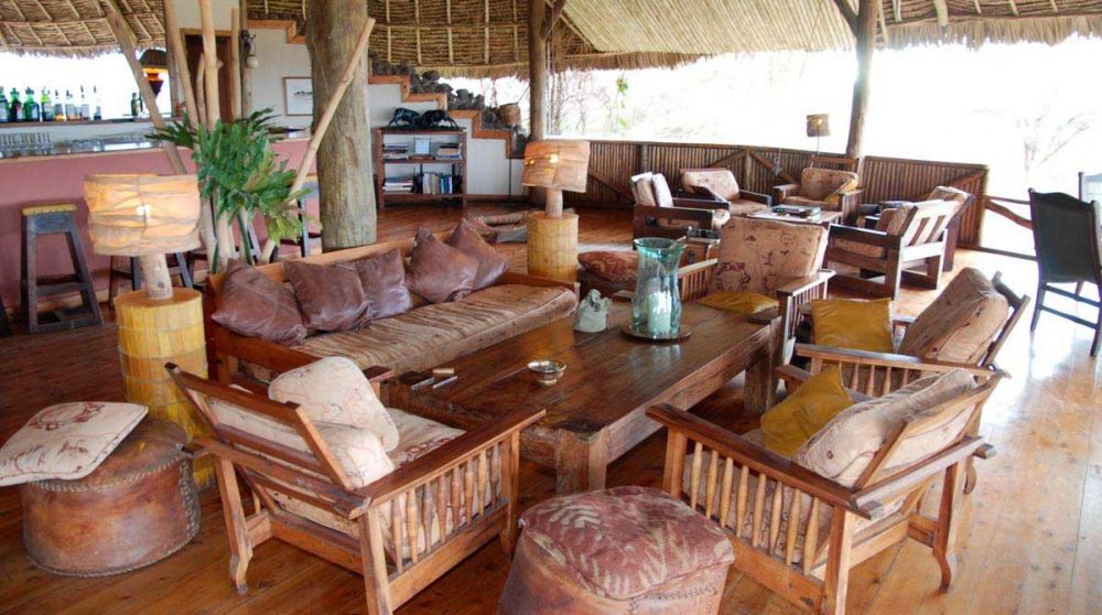 Une table pour déjeuner au Tortilis Camp