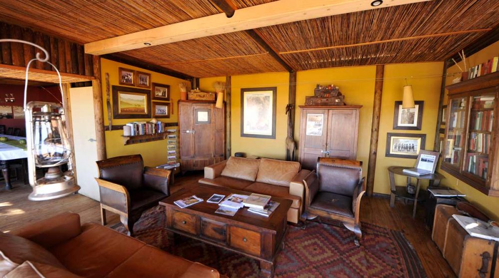 Le salon du Wolwedans Dune Camp