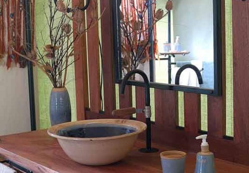 La salle de bains dans le Masai Mara