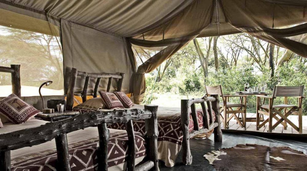 Dans l'une des 6 tentes