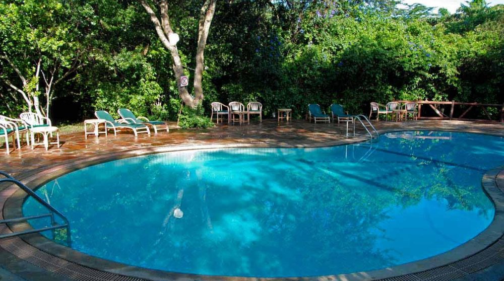 Autre vue de la piscine au Kenya