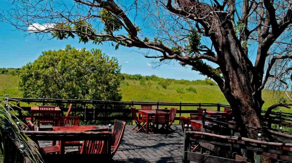 Une terrasse au Kenya