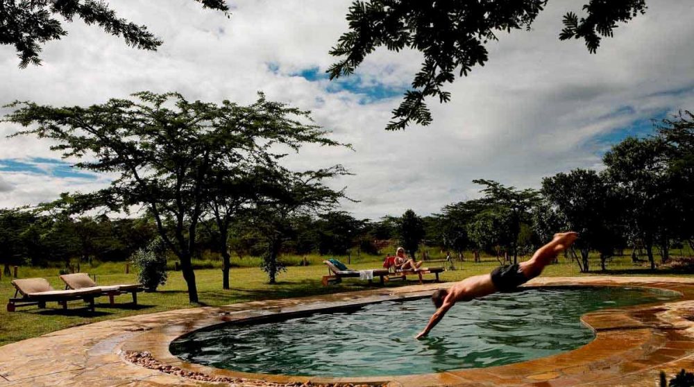 La piscine au Kenya