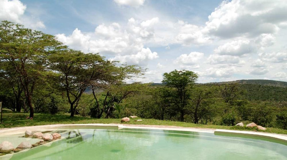 La piscine au Kenya