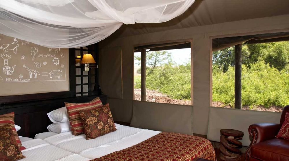 Autre vue de la chambre en Namibie