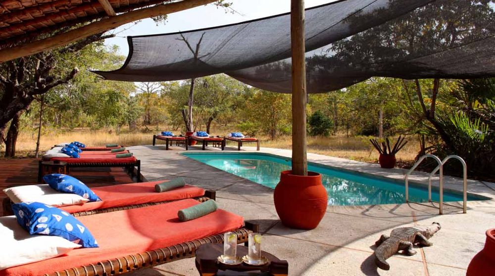 La piscine du camp en Tanzanie