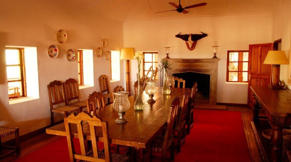 La salle à manger au Kenya