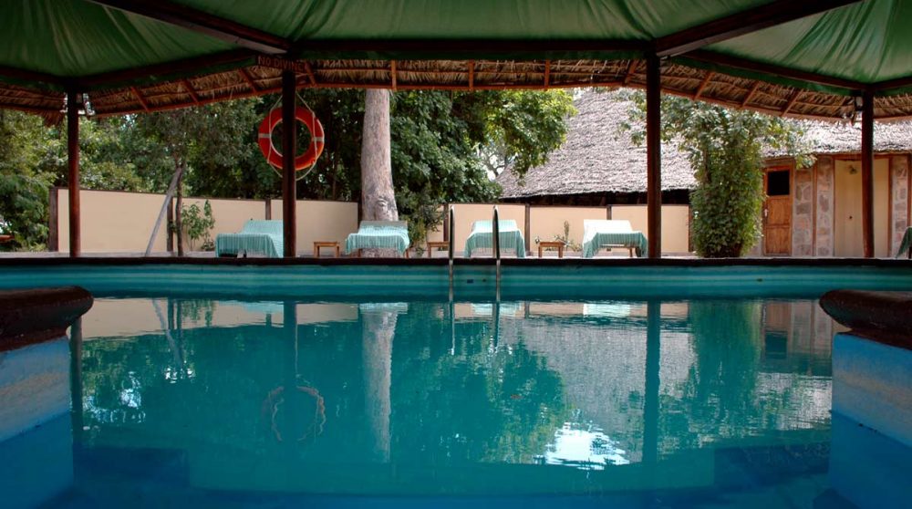 Autre vue de la piscine en Tanzanie
