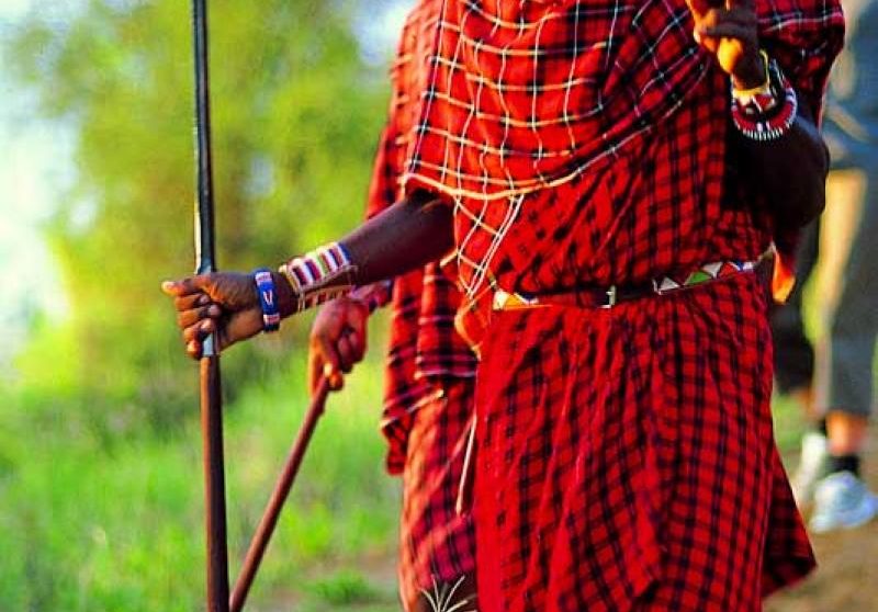Un guide masai au Kenya