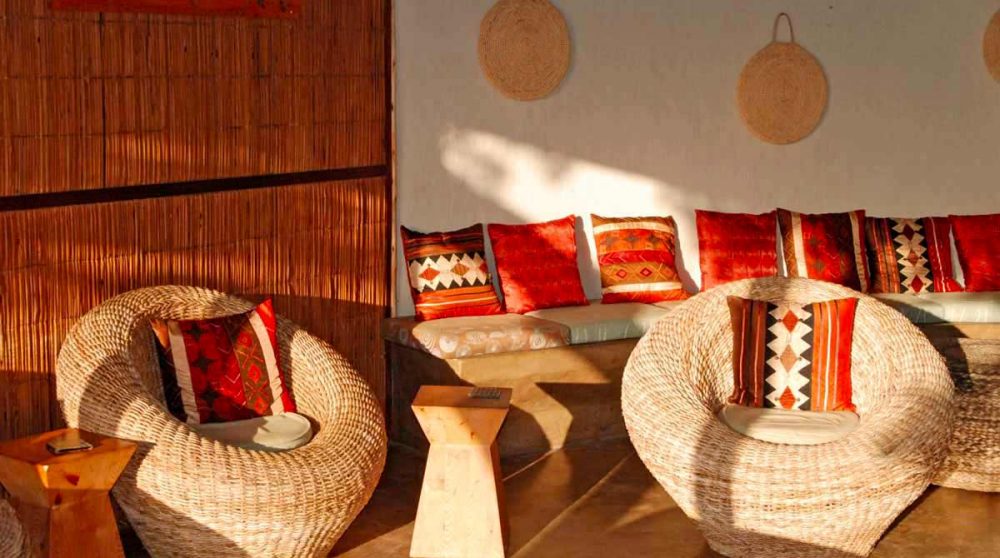 Espace lounge en Afrique du Sud