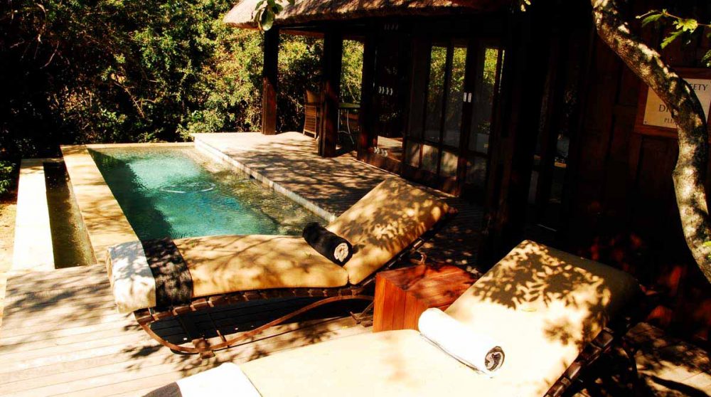 La piscine en Afrique du Sud