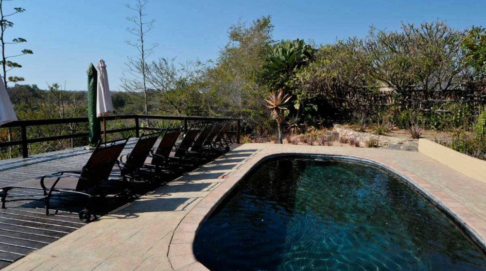 Autre vue de la piscine en Afrique du Sud