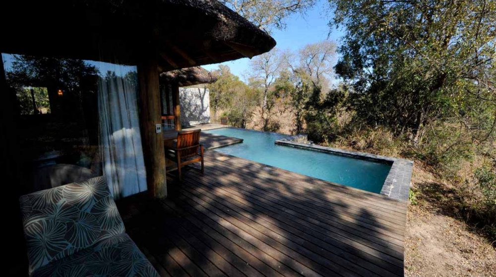 Autre vue sur la piscine en Afrique du Sud