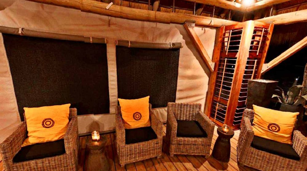 Fauteuils pour se reposer en Namibie