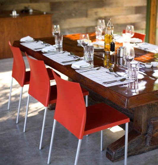 Autre vue de la salle à manger en Afrique du Sud