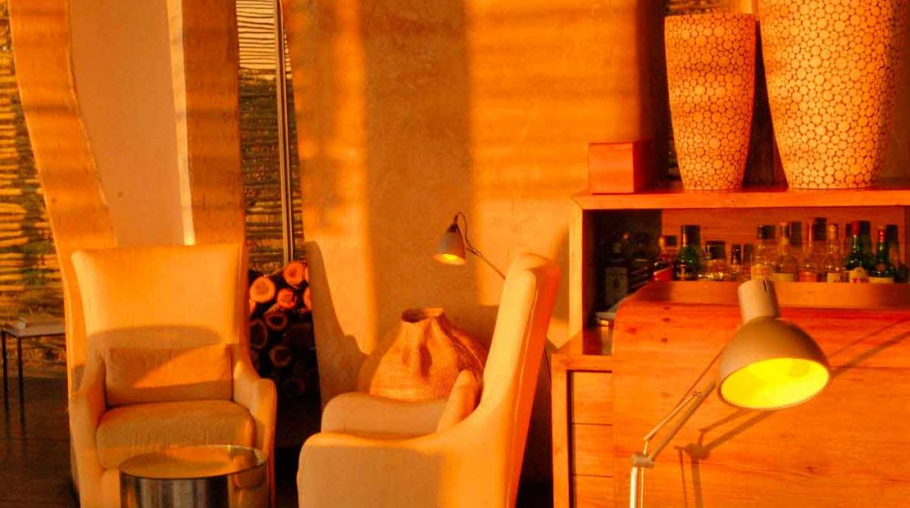 Fauteuils de l'hôtel en Afrique du Sud