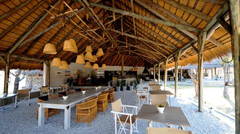 Le restaurant du camp à Etosha
