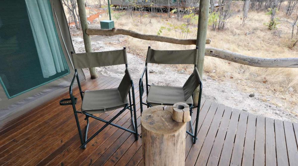 Fauteuils pour se reposer à Etosha