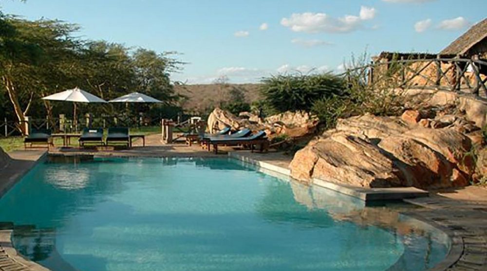 Autre vue de la piscine au Kenya