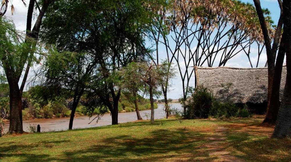 Vue sur la rivière au Kenya