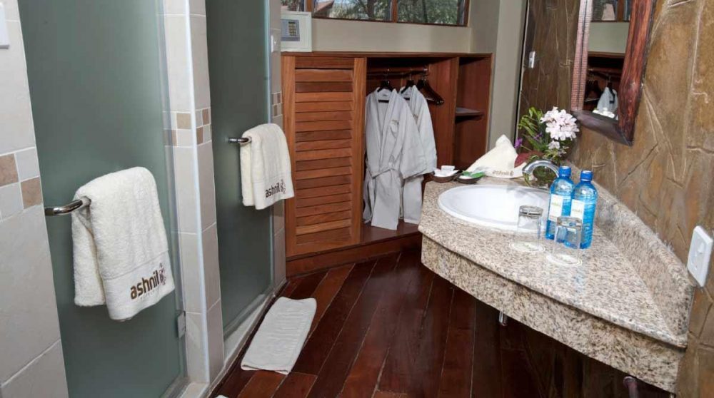 La salle de bains au Kenya