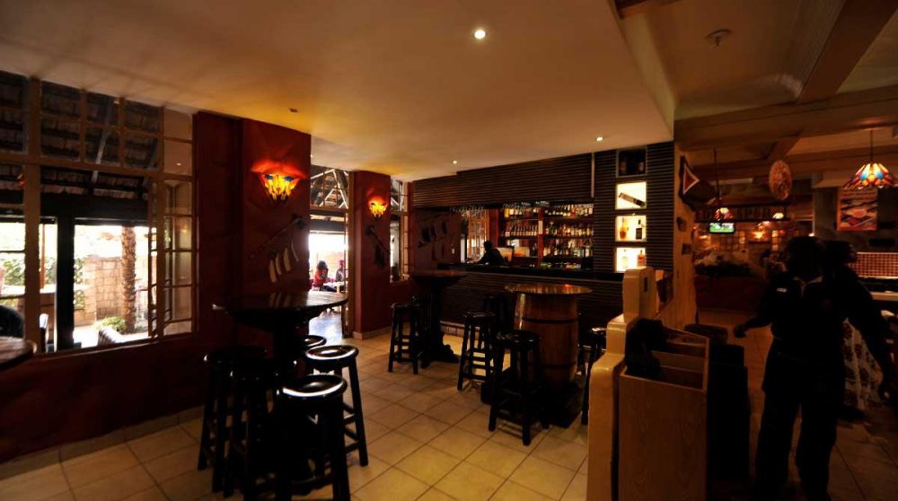 Le bar de l'hôtel au Kenya
