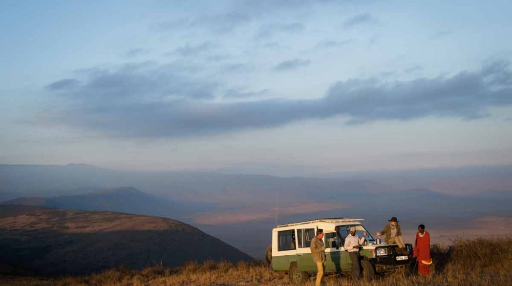 En safari en Tanzanie