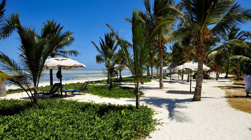 Accès à la plage à Zanzibar