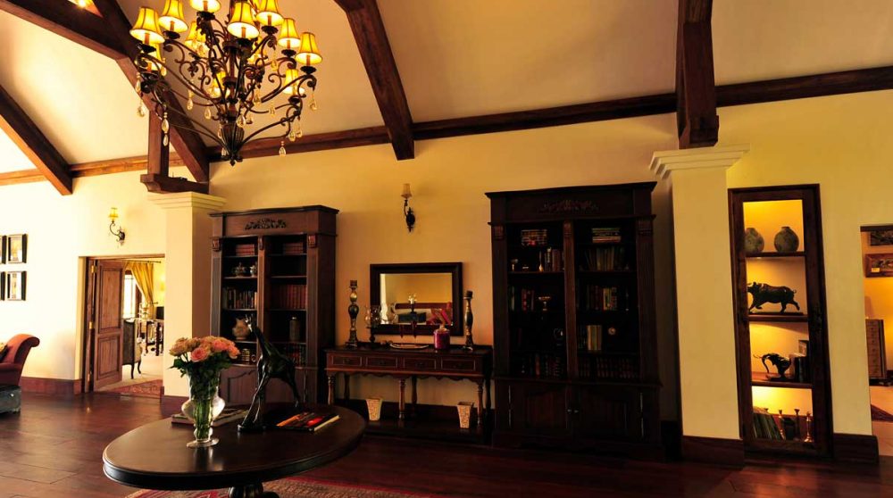 Le hall de l'hôtel en Tanzanie