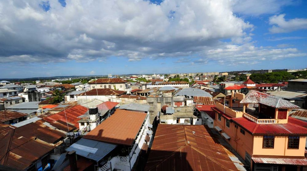 La vue depuis l'hôtel situé en Tanzanie