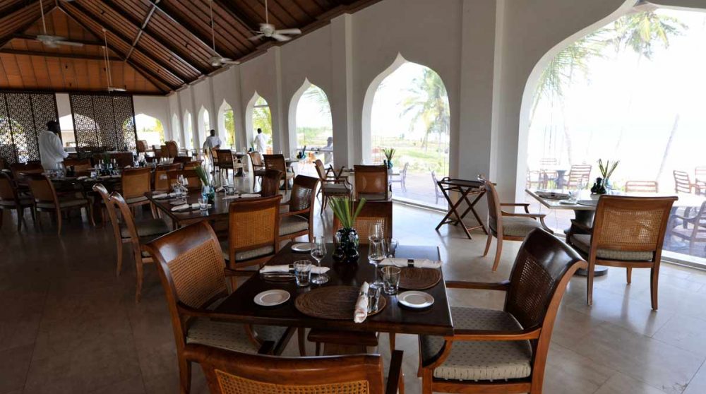 Autre vue du restaurant en Tanzanie