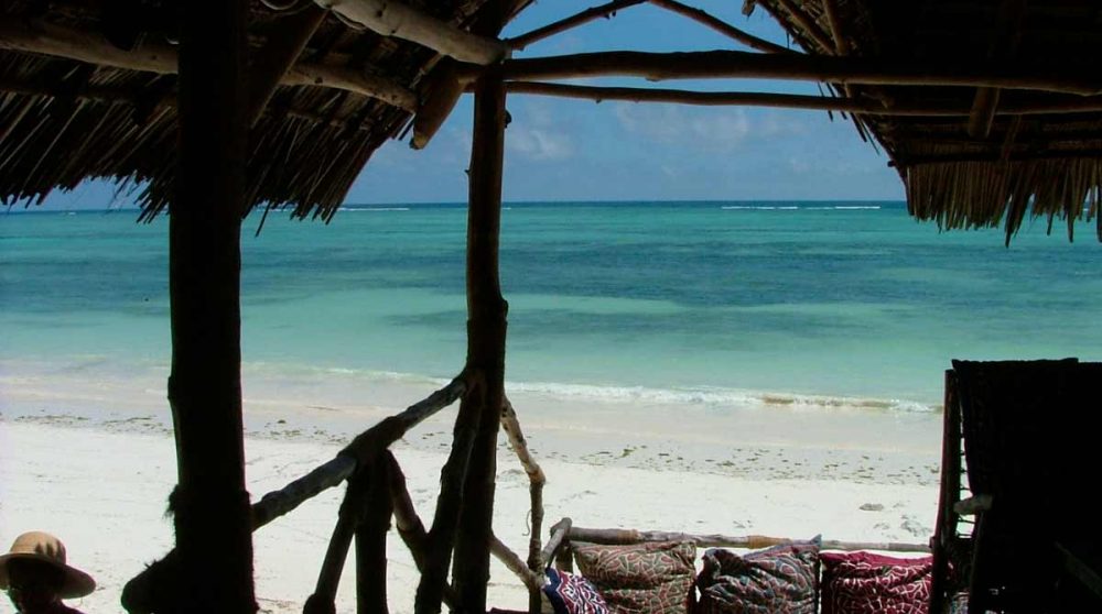 Vue sur la mer à Zanzibar