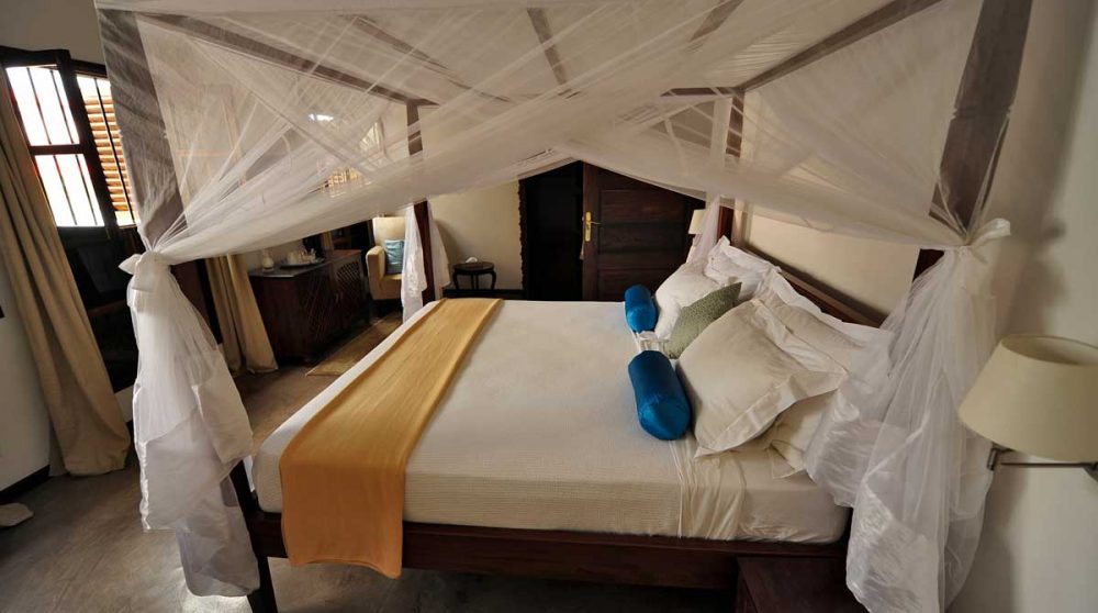 Une chambre deluxe burdani à Zanzibar