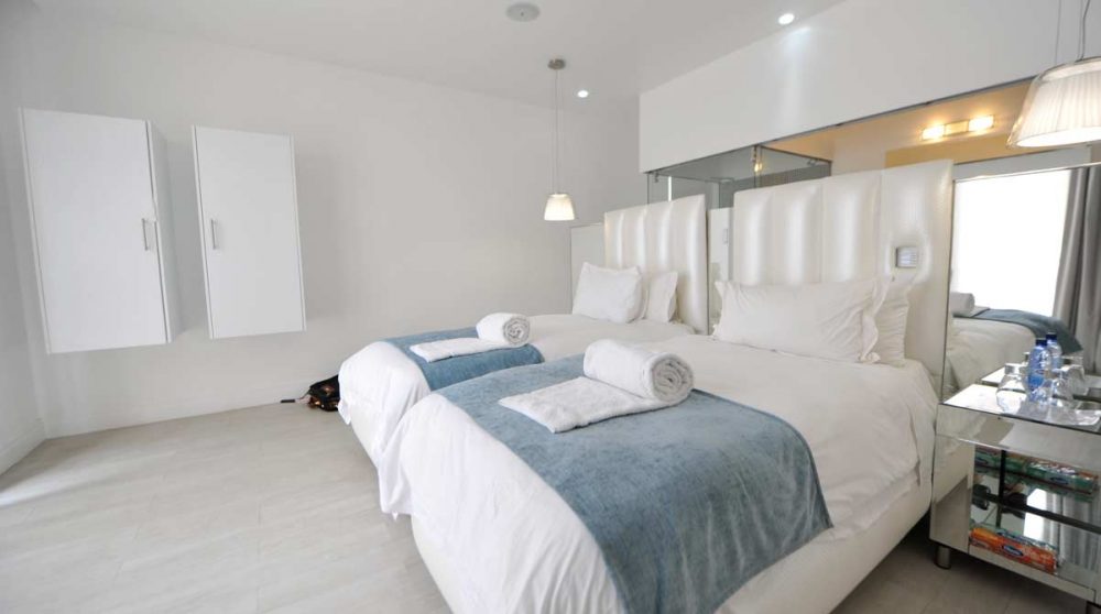 Chambre deluxe de l'hôtel en Namibie