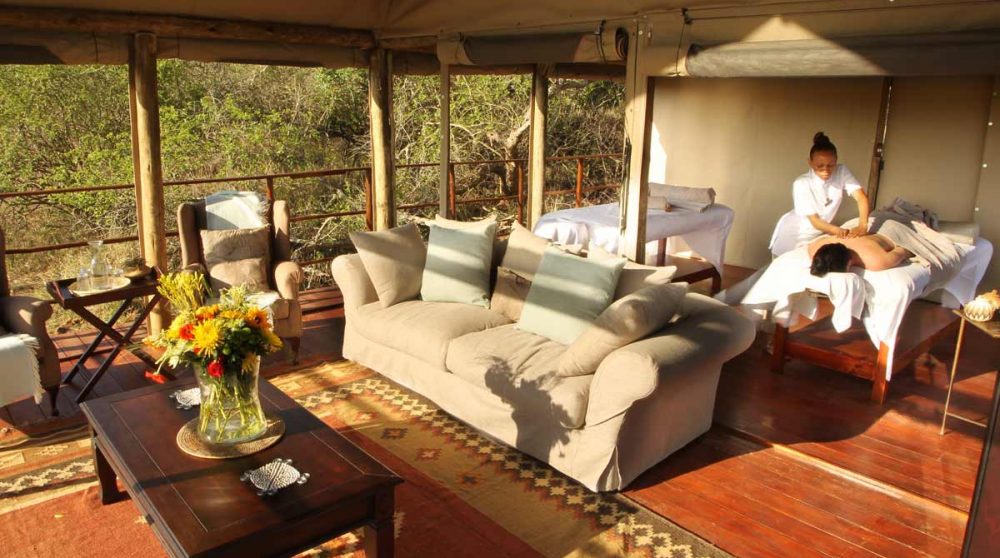 Le spa de l'hôtel en Afrique du Sud