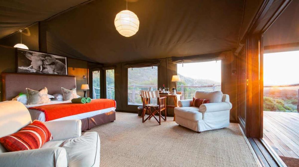 Autre vue d'une tente