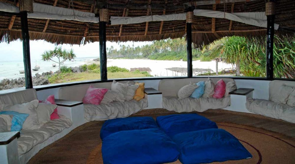 L'espace détente à Zanzibar